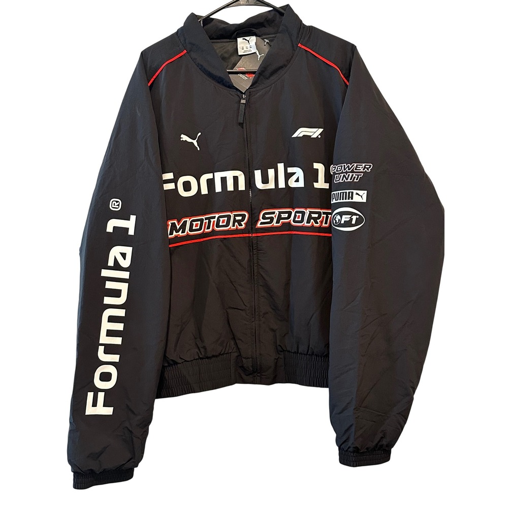 Puma Formula 1 F1 Pilot Jacket Mens XXL Black Motorsport Racing Windbreaker New
